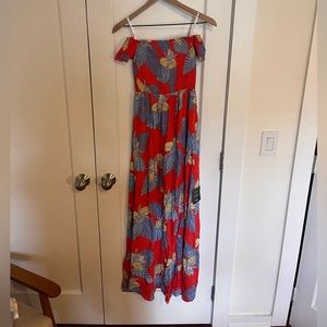NWT Lulus Patsy Floral Maxi Dress